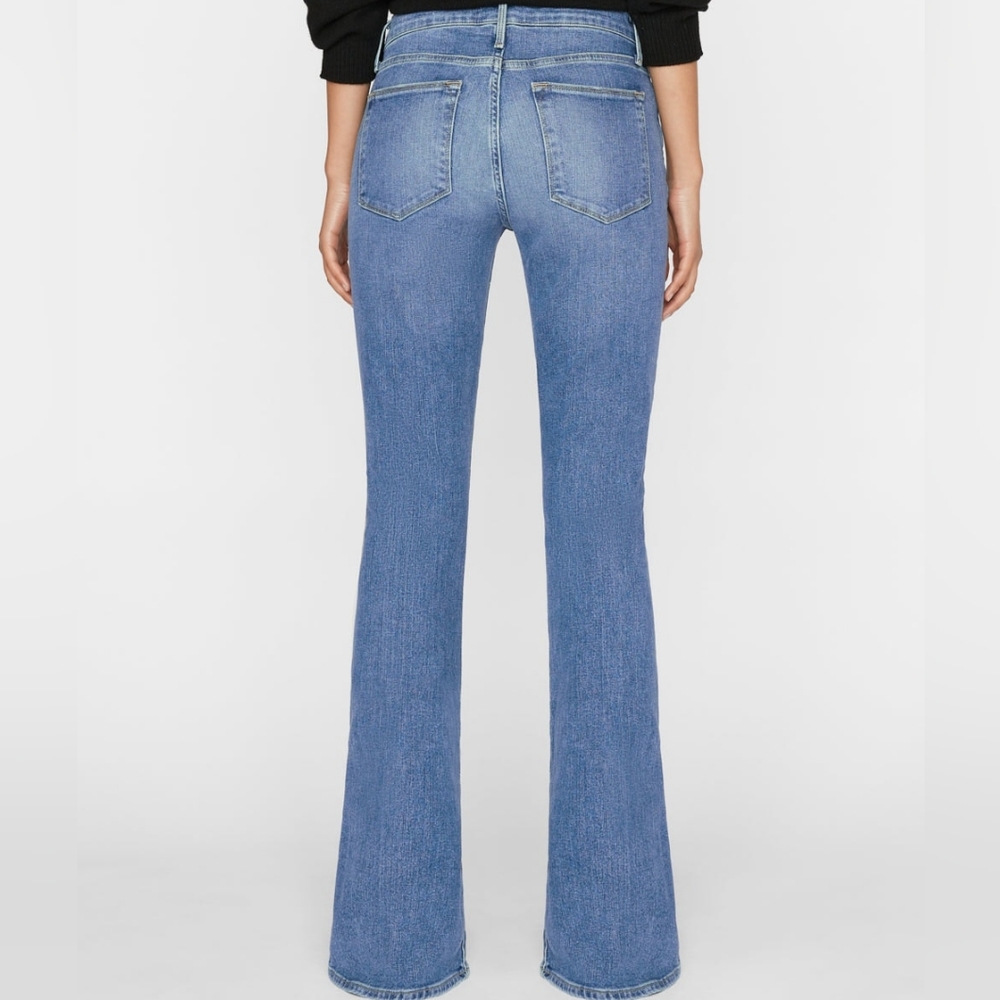 NWT FRAME Medium Cairo Wash Le High Flare Leg Jeans - Picture 5 of 5